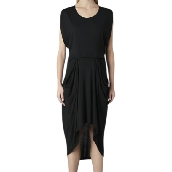 All Saints Dresses & Skirts - All Saints Black zoe Midi Dress 6